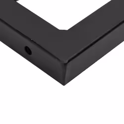 vidaXL Basin Shelf Wall Mounted Bathroom Countertop Steel and Solid Wood Beech - Additional view 8