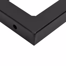 vidaXL Basin Shelf Wall Mounted Bathroom Countertop Steel and Solid Wood Beech - Additional view 8