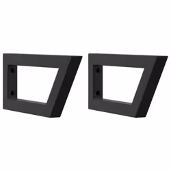 vidaXL Basin Shelf Wall Mounted Bathroom Countertop Steel and Solid Wood Oak - Additional view 6