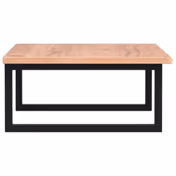 vidaXL Basin Shelf Wall Mounted Bathroom Countertop Steel and Solid Wood Oak - Additional view 4