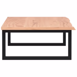 vidaXL Basin Shelf Wall Mounted Bathroom Countertop Steel and Solid Wood Oak - Additional view 4
