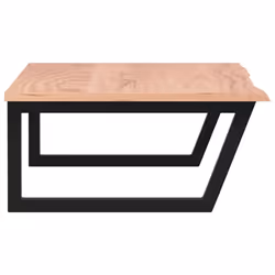 vidaXL Basin Shelf Wall Mounted Bathroom Countertop Steel and Solid Wood Oak - Additional view 4