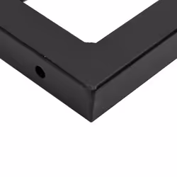 vidaXL Basin Shelf Wall Mounted Bathroom Countertop Steel and Solid Wood Oak - Additional view 8