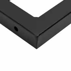 vidaXL Basin Shelf Wall Mounted Bathroom Countertop Steel and Solid Wood Oak - Additional view 8