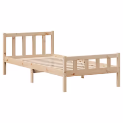 vidaXL Bed Frame with Drawers Home Bed Base 90x190 cm Single Solid Wood Pine - Additional view 6