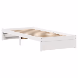 vidaXL Bed Frame with Drawers Bed Base 150x200 cm King Size Solid Wood Pine - white, 75 x 190 cm - Additional view 6