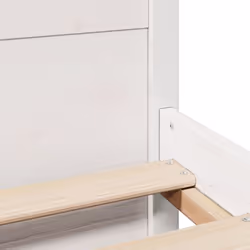 vidaXL Bed Frame with Drawers Home Bedroom Bed Base Bedstead Solid Wood Pine - white, 180 x 200 cm - Additional view 9