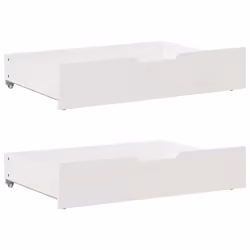 vidaXL Bed Frame Home Bed Base Bedstead White 90x190 cm Single Solid Wood Pine - Additional view 5