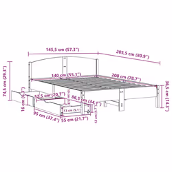 VidaXL 3301829 bed frame - Additional view 3