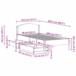 VidaXL 3301847 bed frame - Additional view 9