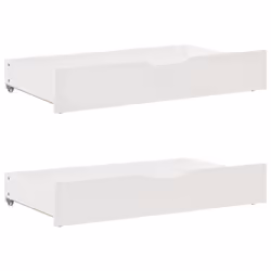 vidaXL Daybed with Drawers Sofa Bed Guest Bed White 90x200 cm Solid Wood Pine - Additional view 5