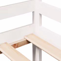 vidaXL Daybed with Drawers Sofa Bed Guest Bed White 90x200 cm Solid Wood Pine - Additional view 9