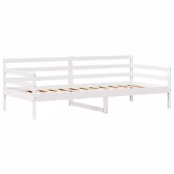 vidaXL Daybed with Drawers Sofa Bed Guest Bed White 90x200 cm Solid Wood Pine - Additional view 4
