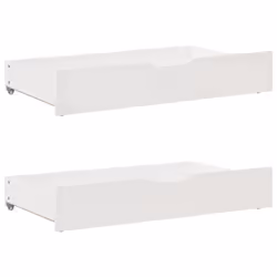 vidaXL Daybed with Drawers Sofa Bed Guest Bed White 90x200 cm Solid Wood Pine - Additional view 5