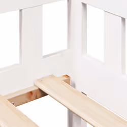 vidaXL Daybed with Drawers Sofa Bed Sleeper Bed 80x200 cm Solid Wood Pine - white, 80 x 200 cm - Additional view 9