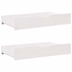 vidaXL Daybed with Drawers Sofa Bed Guest Bed White 80x200 cm Solid Wood Pine - Additional view 5