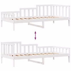 vidaXL Daybed with Drawers Sofa Bed Sleeper Bed 90x190 cm Solid Wood Pine - Additional view 8