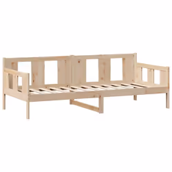 vidaXL Daybed with Drawers Sofa Bed Guest Bed Couch 80x200 cm Solid Wood Pine - 90 x 190 cm - Additional view 6