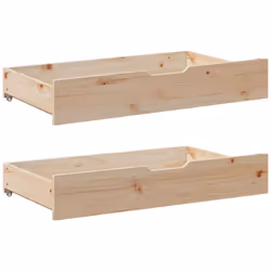 vidaXL Daybed with Drawers Sofa Bed Guest Bed Couch 80x200 cm Solid Wood Pine - 90 x 190 cm - Additional view 7