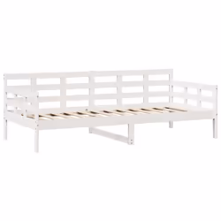 vidaXL Daybed with Drawers Sofa Bed Guest Bed Solid Wood Pine - white, 90 x 190 cm - Additional view 6