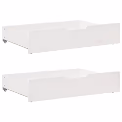 vidaXL Daybed with Drawers Sofa Bed Guest Bed White 90x200 cm Solid Wood Pine - Additional view 4