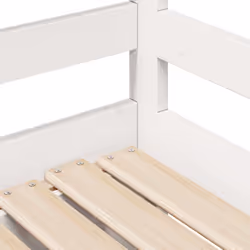vidaXL Daybed with Trundle & Drawers Sofa Bed White 80x200 cm Solid Wood Pine - Additional view 9