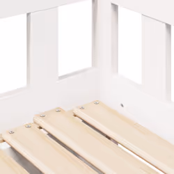 vidaXL Daybed with Trundle & Drawers Sofa Bed White 90x200 cm Solid Wood Pine - Additional view 8