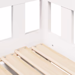 vidaXL Daybed with Trundle & Drawers Sofa Bed White 80x200 cm Solid Wood Pine - Additional view 8