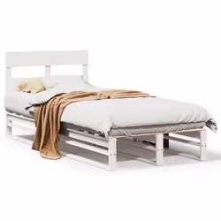 VidaXL 3302301, White, 160 cm, 2.02 m, 82 cm, 1600 x 2000 mm, 1 pc(s)