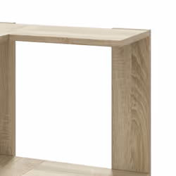 vidaXL Corner Bookcase 5-Tier Corner Bookshelf Corner Rack Engineered Wood - sonoma oak - Additional view 6