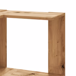 vidaXL Corner Bookcase 5-Tier Corner Bookshelf Corner Rack Engineered Wood - oak - Additional view 6