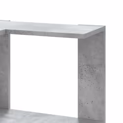 vidaXL Corner Bookcase 3-Tier Corner Bookshelf Corner Rack Engineered Wood - concrete grey - Additional view 6