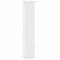 vidaXL Wall Corner Shelf Wall Mounted Shelf Floating Shelf Engineered Wood - white - Additional view 5