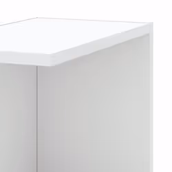 vidaXL Wall Corner Shelf Wall Mounted Shelf Floating Shelf Engineered Wood - white - Additional view 6