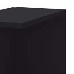 vidaXL Wall Corner Shelf Wall Mounted Shelf Floating Shelf Engineered Wood - black - Additional view 6