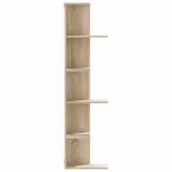 vidaXL Wall Corner Shelf Wall Mounted Shelf Floating Shelf Engineered Wood - sonoma oak - Additional view 4