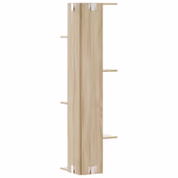 vidaXL Wall Corner Shelf Wall Mounted Shelf Floating Shelf Engineered Wood - sonoma oak - Additional view 5
