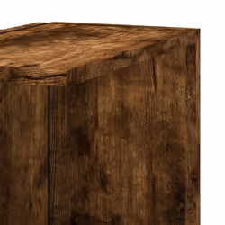 vidaXL Wall Corner Shelf Wall Mounted Shelf Floating Shelf Engineered Wood - smoked oak - Additional view 6