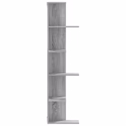 vidaXL Wall Corner Shelf Wall Mounted Shelf Floating Shelf Engineered Wood - grey sonoma - Additional view 4