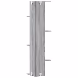 vidaXL Wall Corner Shelf Wall Mounted Shelf Floating Shelf Engineered Wood - grey sonoma - Additional view 5