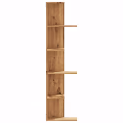 vidaXL Wall Corner Shelf Wall Mounted Shelf Floating Shelf Engineered Wood - oak - Additional view 4