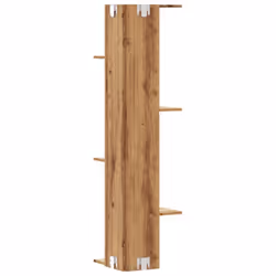 vidaXL Wall Corner Shelf Wall Mounted Shelf Floating Shelf Engineered Wood - oak - Additional view 5