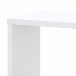 vidaXL Wall Corner Shelf Floating Shelf Rack Wall Shelf White Engineered Wood - white - Additional view 6