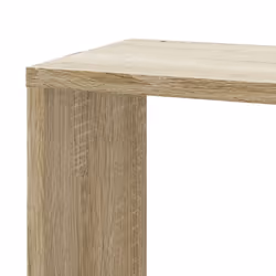 vidaXL Wall Corner Shelf Floating Shelf Rack Wall Shelf White Engineered Wood - sonoma oak - Additional view 6