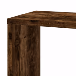 vidaXL Wall Corner Shelf Floating Shelf Wall Shelf Engineered Wood - smoked oak - Additional view 6