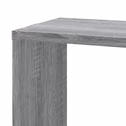 vidaXL Wall Corner Shelf Floating Shelf Rack Wall Shelf White Engineered Wood - grey sonoma - Additional view 6