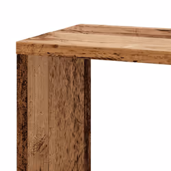 vidaXL Wall Corner Shelf Floating Shelf Wall Shelf Engineered Wood - old wood - Additional view 6