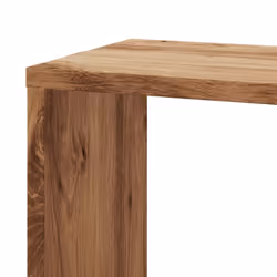 vidaXL Wall Corner Shelf Floating Shelf Wall Shelf Engineered Wood - oak - Additional view 6