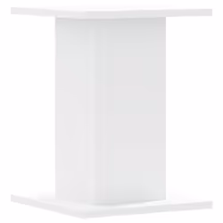 vidaXL Speaker Stands Living Room Speaker Floor Stand 2 pcs Engineered Wood - white, 30 x 30 x 40 cm - Additional view 5