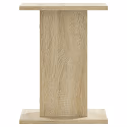 vidaXL Speaker Stands Living Room Speaker Floor Stand 2 pcs Engineered Wood - sonoma oak, 30 x 30 x 40 cm - Additional view 4